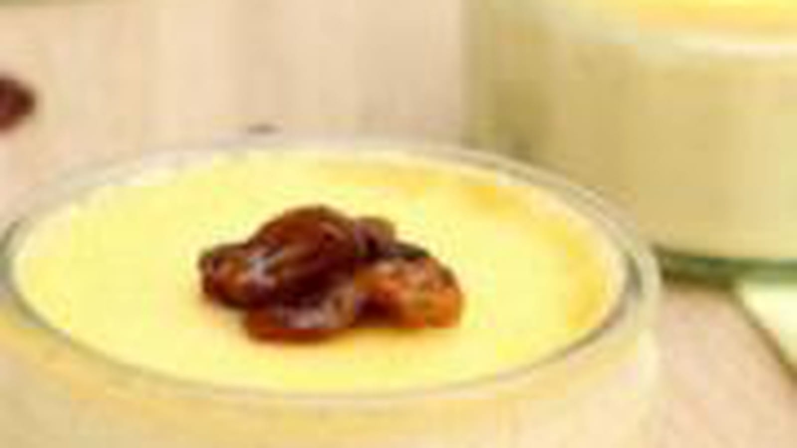 Crèmes rhum-raisins