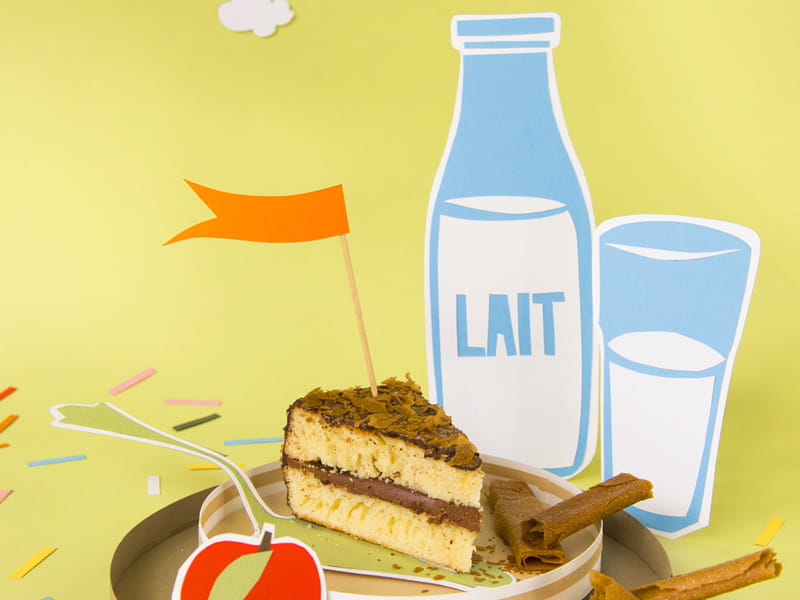 Recette De Gateau Au Yaourt Et Son Croustillant De Crepes Dentelles