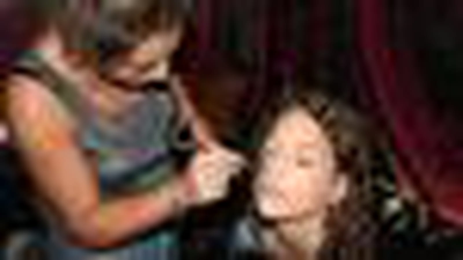 La séance maquillage