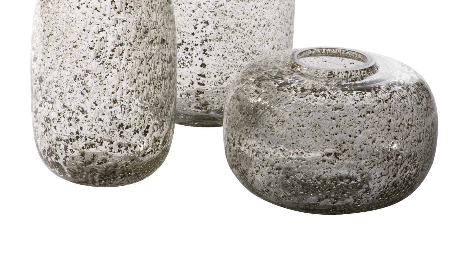 Vases verre bullé Les Héritiers