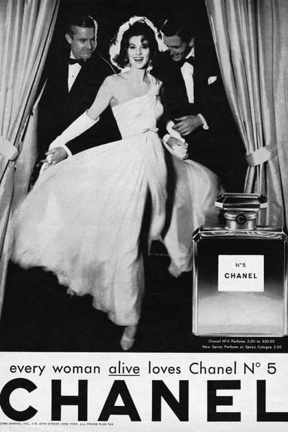 La campagne Chanel N&deg;5&nbsp;de 1957