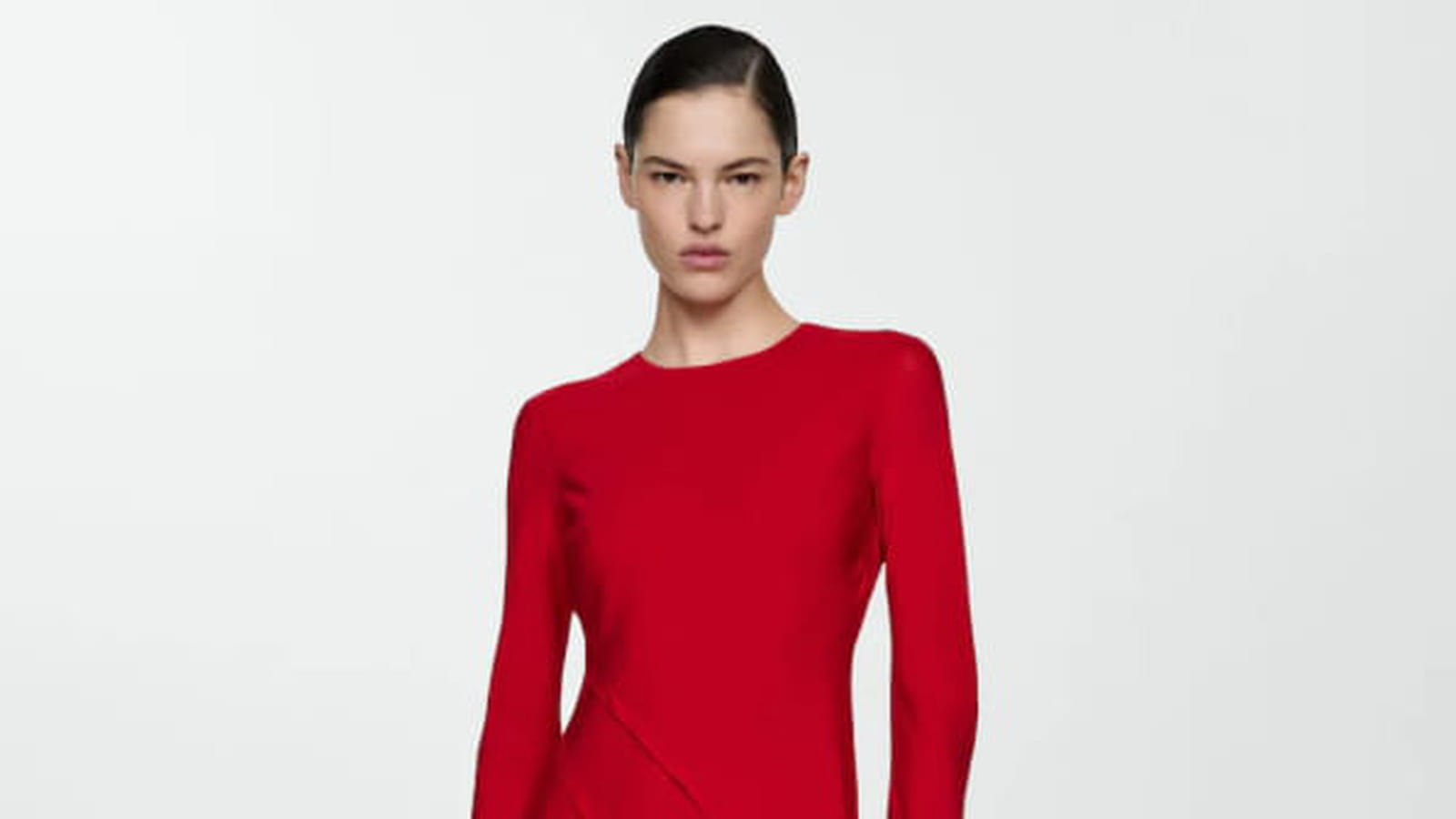 Robe rouge Mango