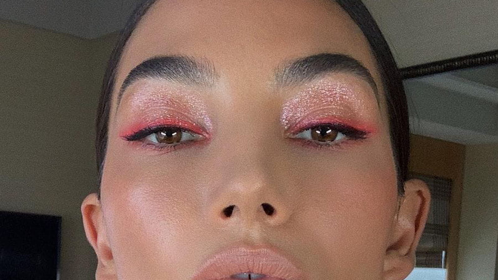 Le make-up scintillant 