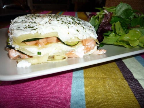 Lasagnes terre et mer