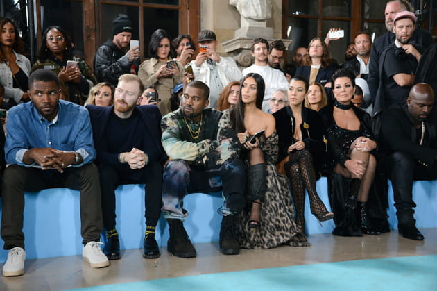 Frank Ocean, Kanye West, Kim Kardashian, Kourtney Kardashian, Kris Jenner et Corey Gamble