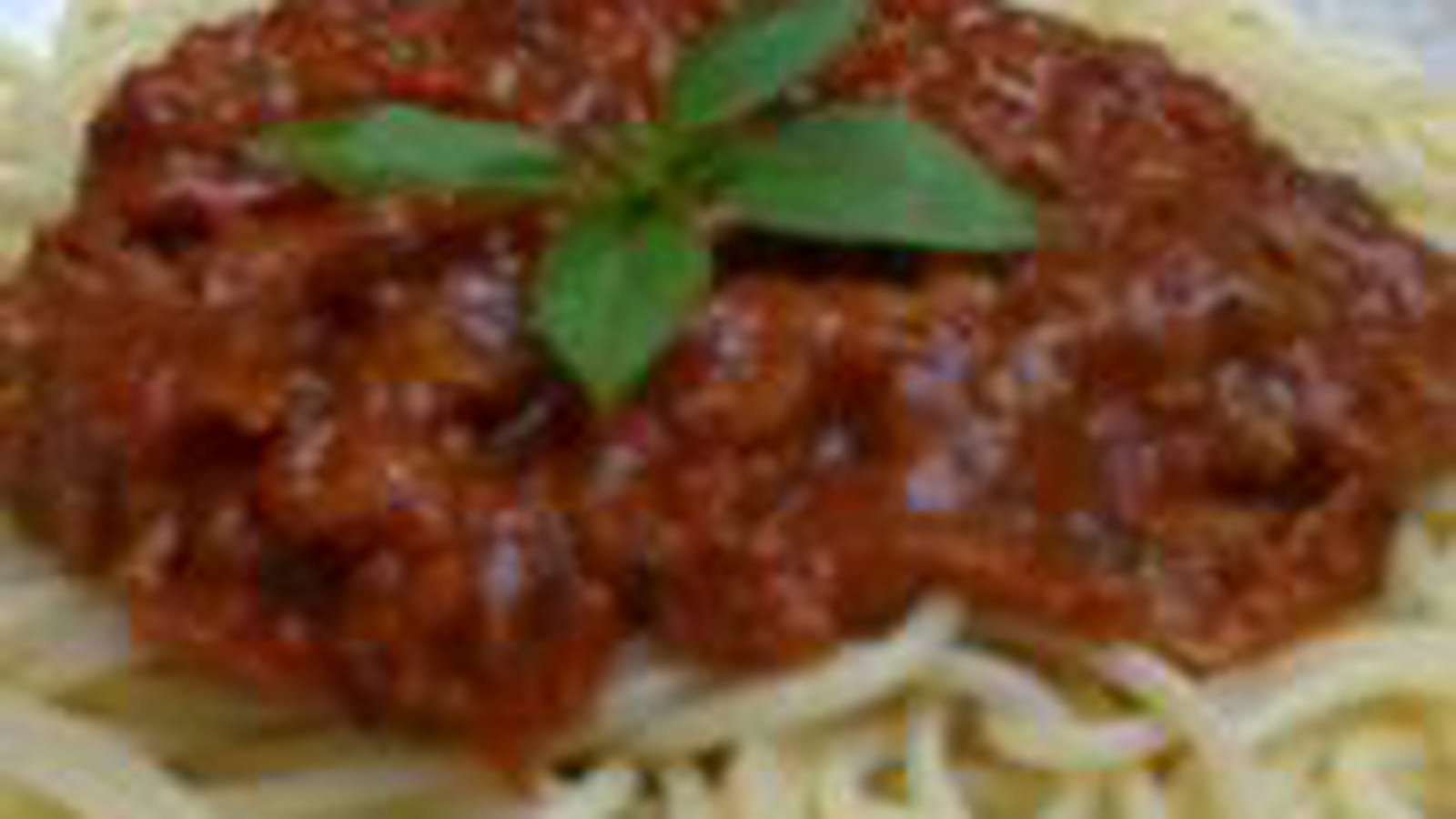 Spaghetti à la bolognaise
