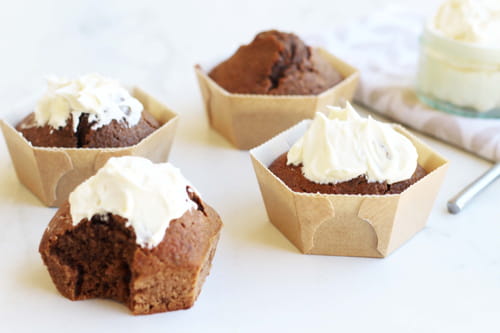 Muffins à la betterave et au chocolat