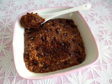 Bowl cake noisette amande pépites de chocolat avec son d'avoine et psyllium : Etape 1
