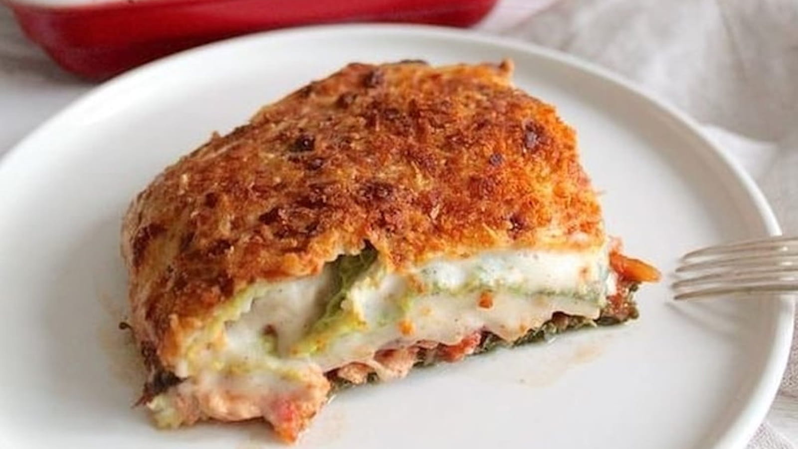 Lasagnes végétariennes de chou frisé sans gluten, avec option vegan