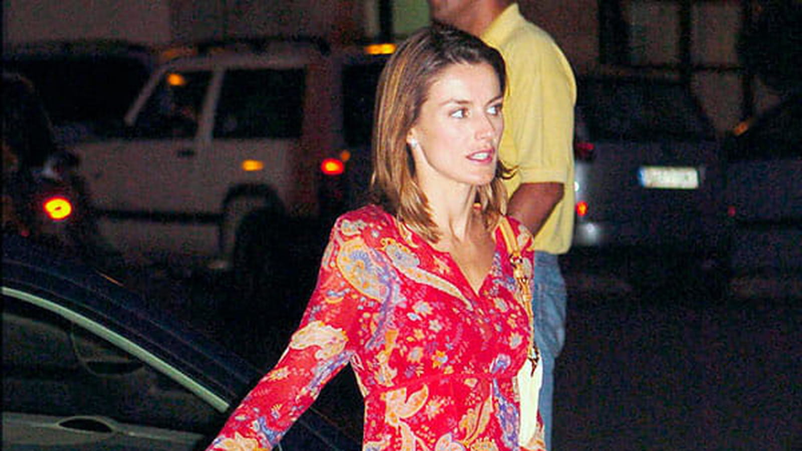 Letizia d'Espagne le 4 août 2004