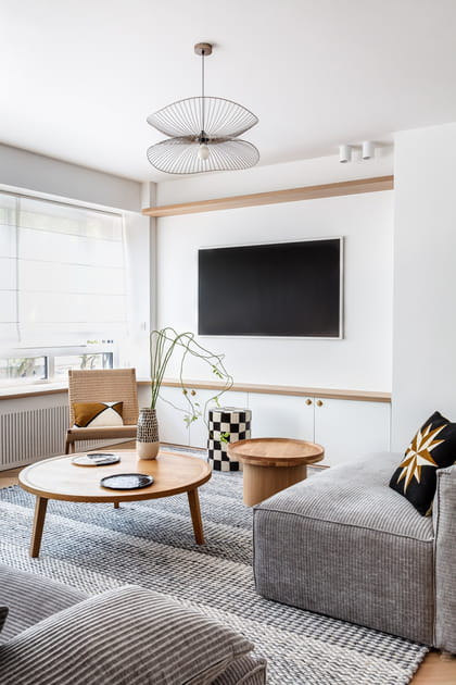 Apr&egrave;s&nbsp;: un salon chic aux tons neutres