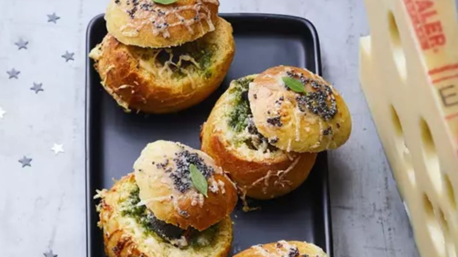 Escargots briochés et gratinés à l’Emmentaler AOP suisse