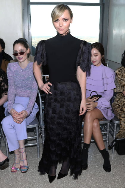 Christina Ricci au d&eacute;fil&eacute; Christian Siriano