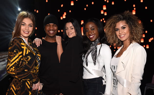 Le chanteur Ne-Yo et les Miss