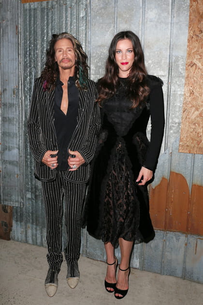 Steven Tyler et Liv Tyler au d&eacute;fil&eacute; Givenchy
