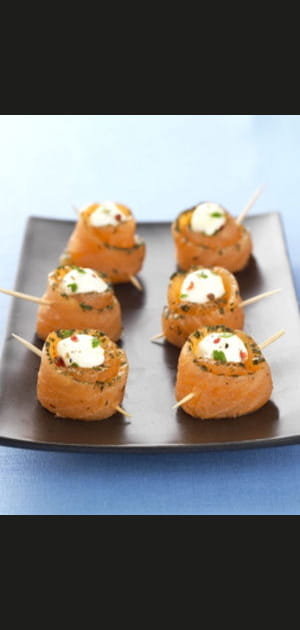 Bouch&eacute;es l&eacute;g&egrave;res de saumon