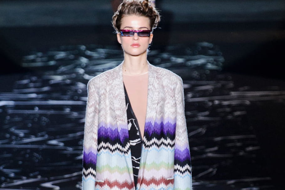 Défilé Missoni prêt-à-porter automne-hiver 2015-2016 : femmes des années 80