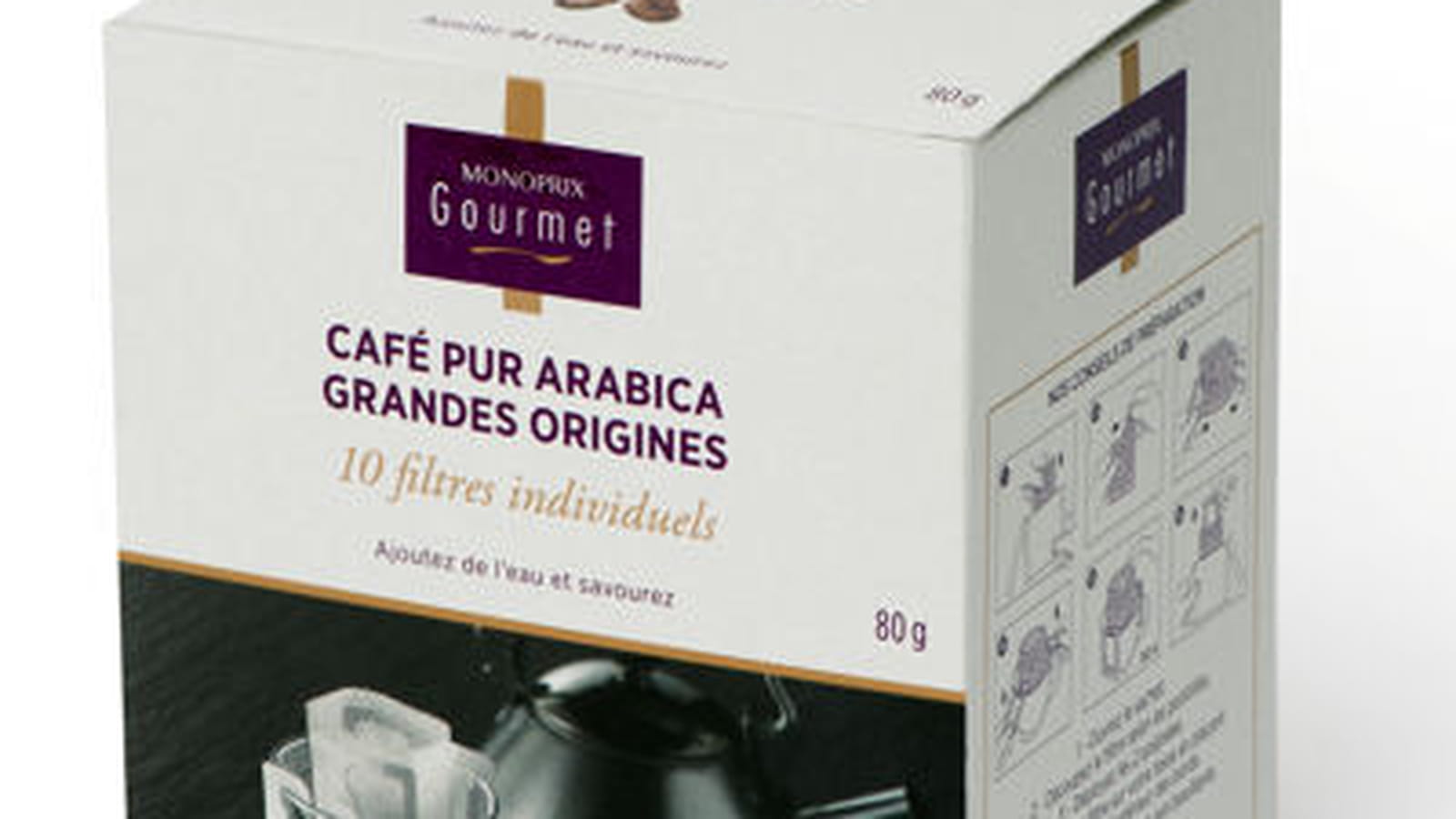 Café en filtre individuel de Monoprix Gourmet