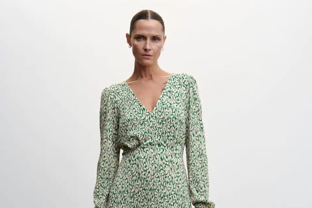 Robe col en V