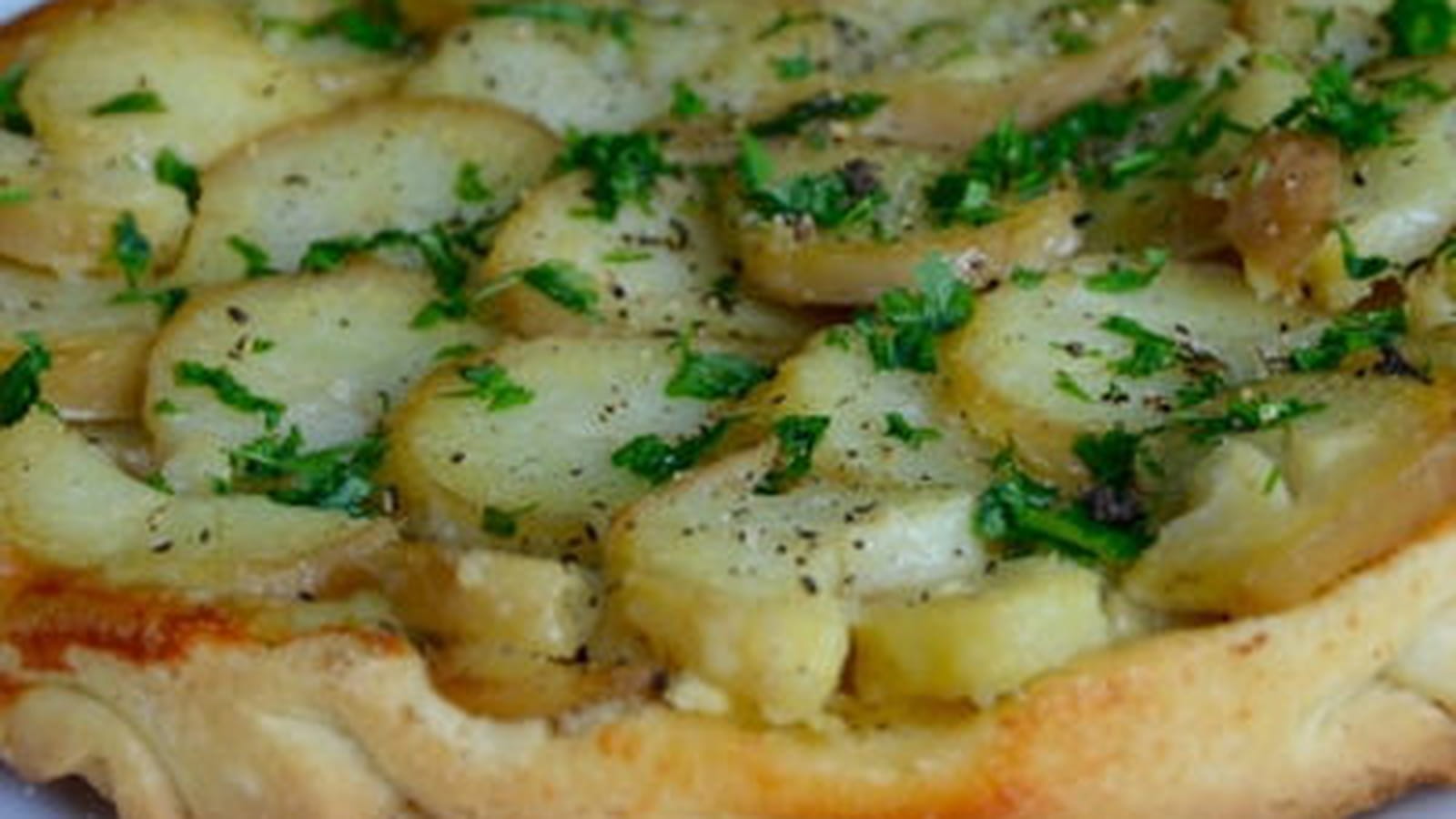 Tatin de pommes de terre au fromage de brebis
