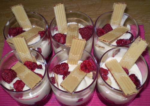 Trifle au parfum de framboise