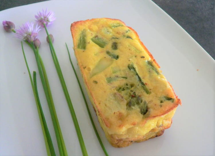 Recette de Flans aux asperges vertes, parmesan et ciboulette