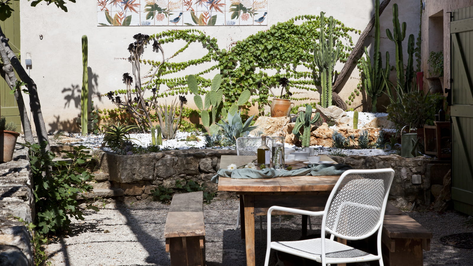Salle à manger d'été