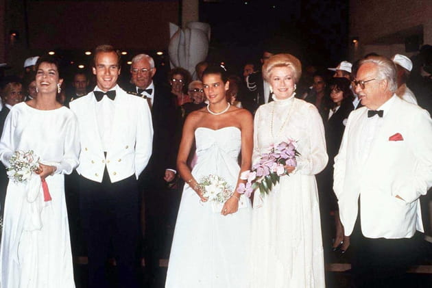 Au gala de la Croix Rouge en 1982