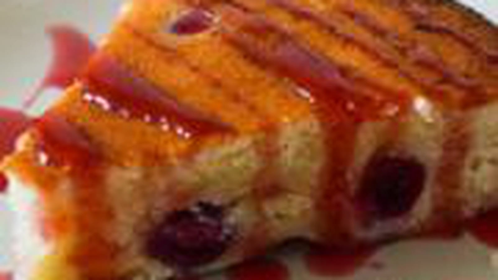 Financier géant aux cerises