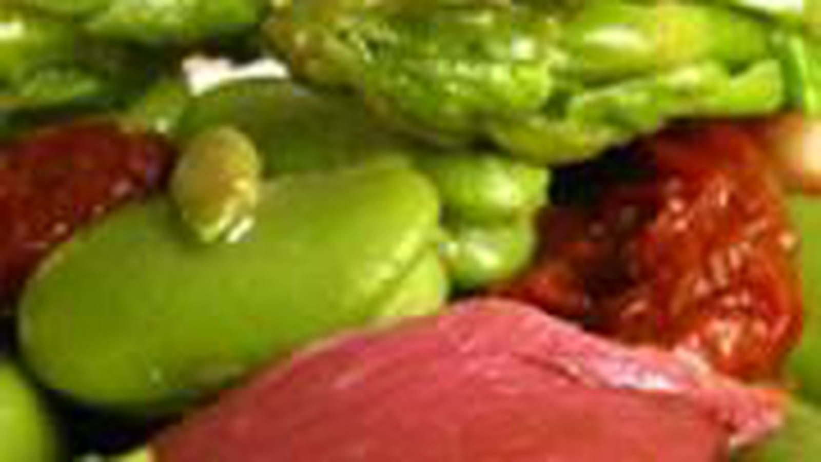 Salade fèves et asperges