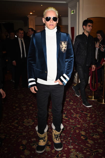Jared Leto au d&eacute;fil&eacute; Balmain