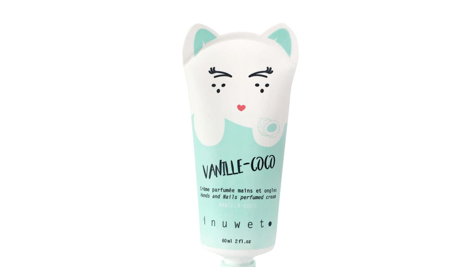 Crème parfumée mains et ongles, vanille-coco, Inuwet