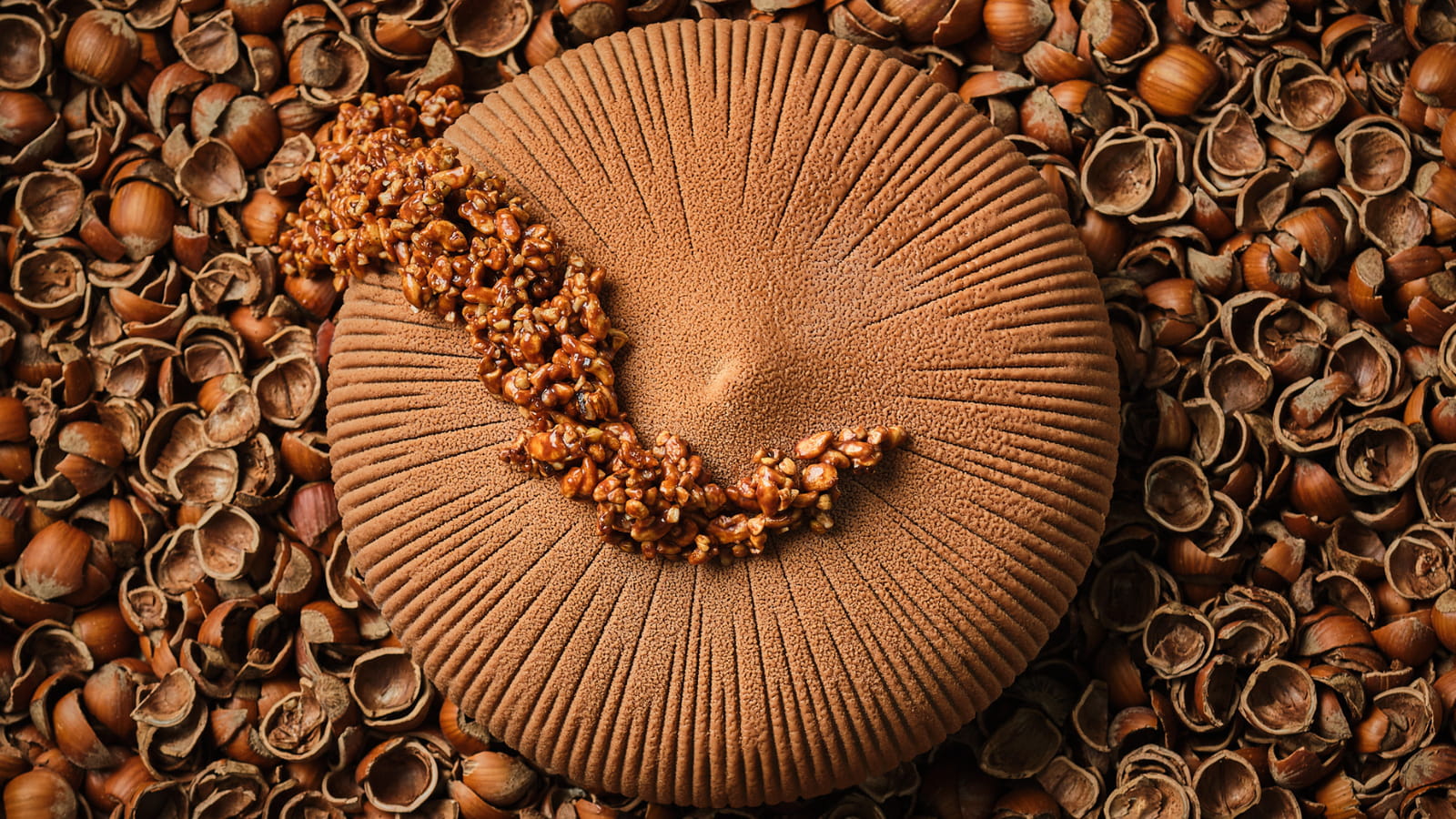 Bûche de Michel et Sébastien Bras pour la Halle aux Grains