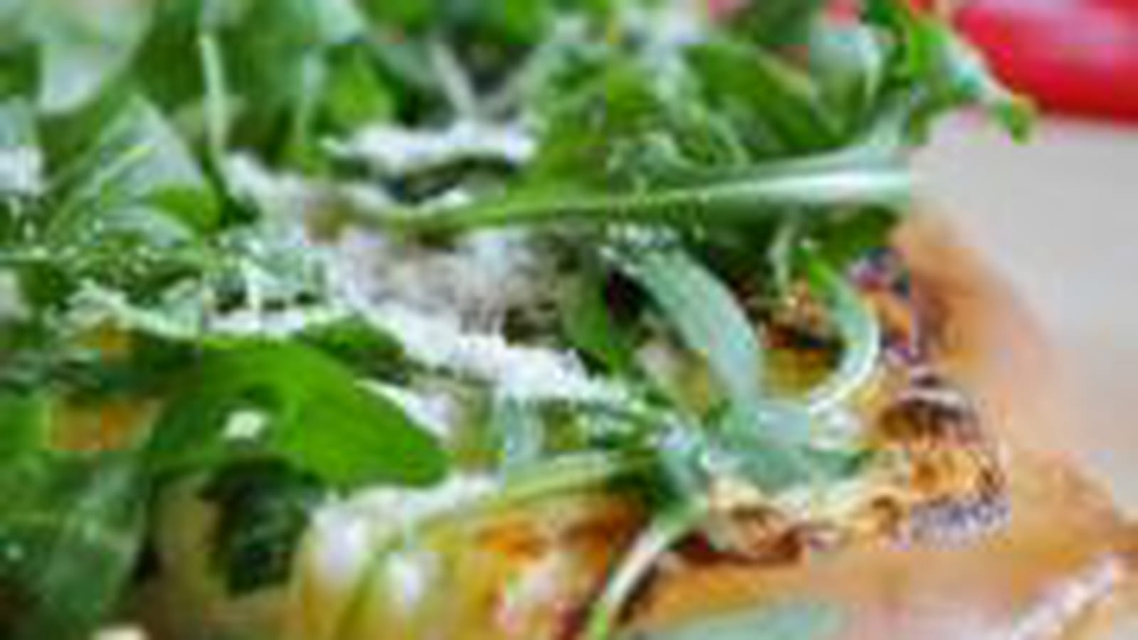 Pizza blanche à la roquette
