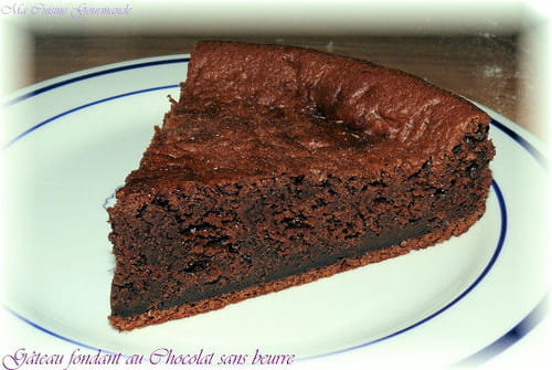 Fondant au chocolat sans beurre