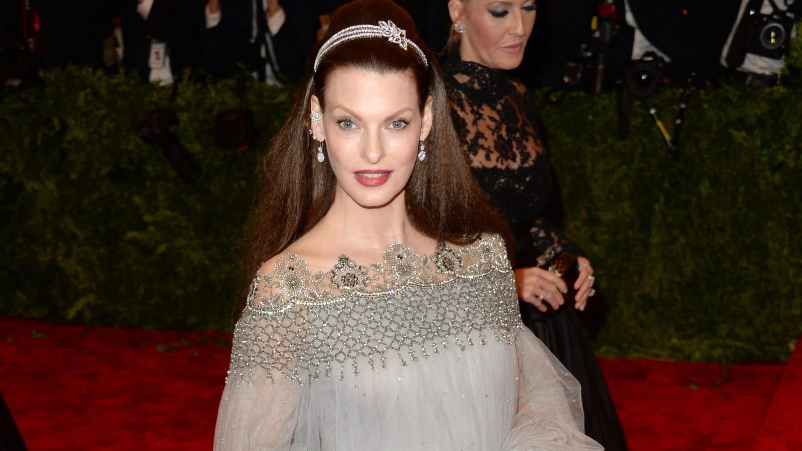 Linda Evangelista le 7 mai 2013