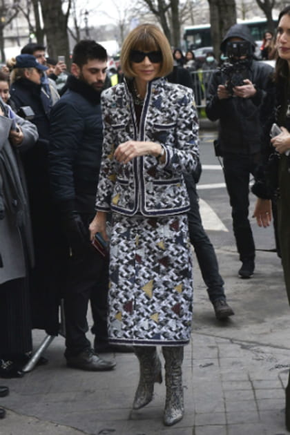 Anna Wintour au défilé Chanel