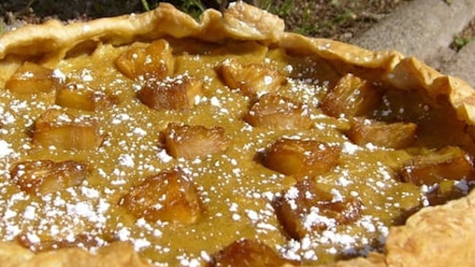 Flan pâtissier ananas et vanille