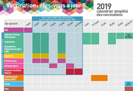 calendrier 2019 vaccin enfant