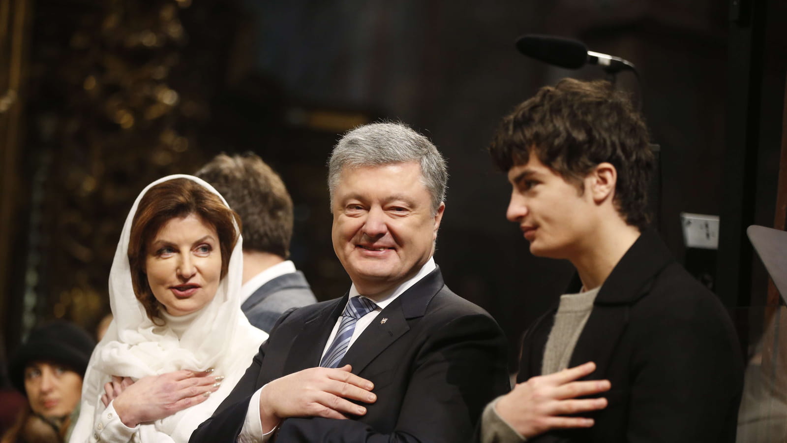 Petro Poroshenko, Maryna Poroshenko et leur fils