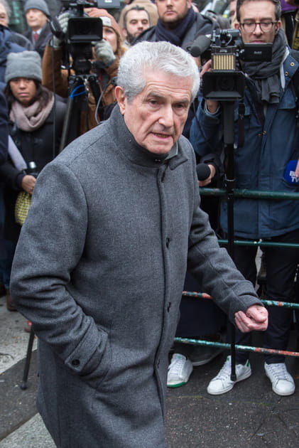 Claude Lelouch aux fun&eacute;railles de Michel Legrand