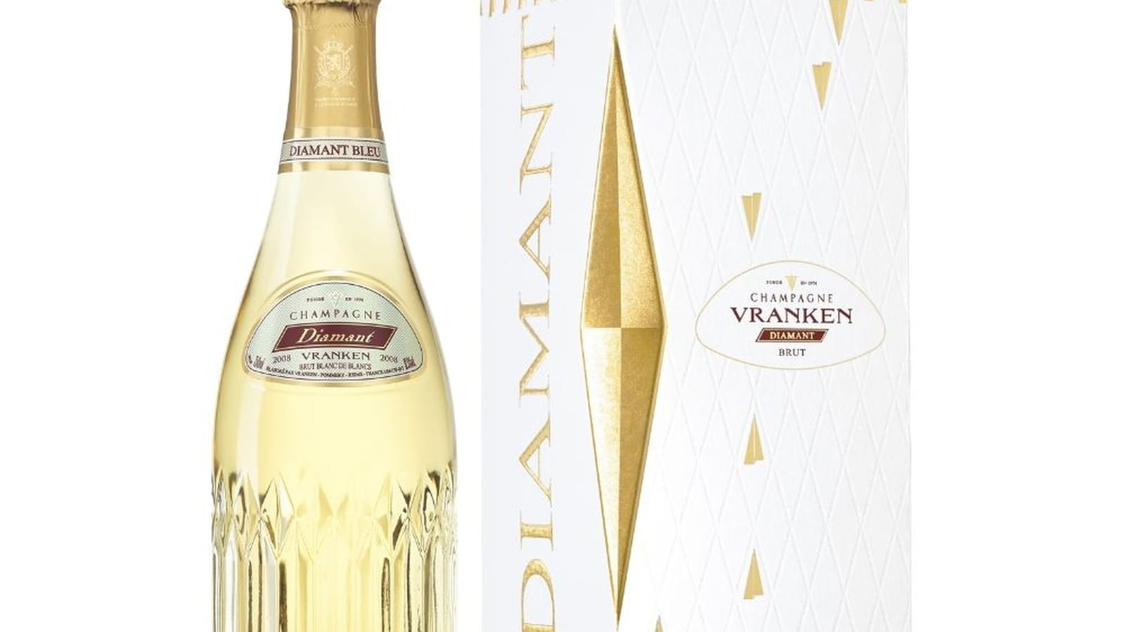 La Cuvée Diamant Bleu blanc de blancs millesimé 2008 par la Maison Vranken