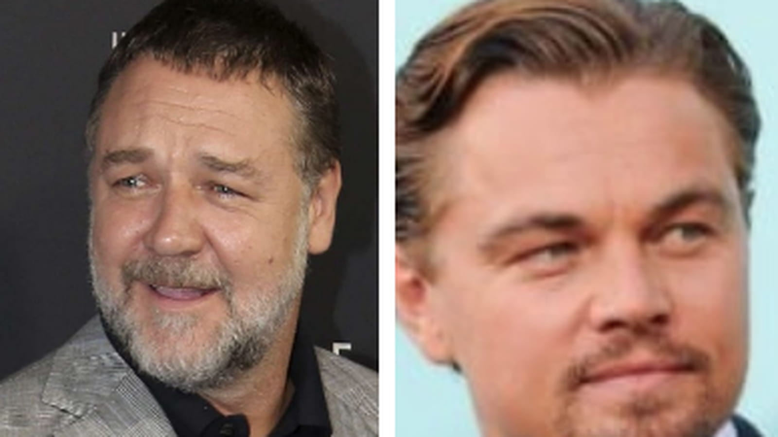 Russell Crowe et Lenoardo Di Caprio
