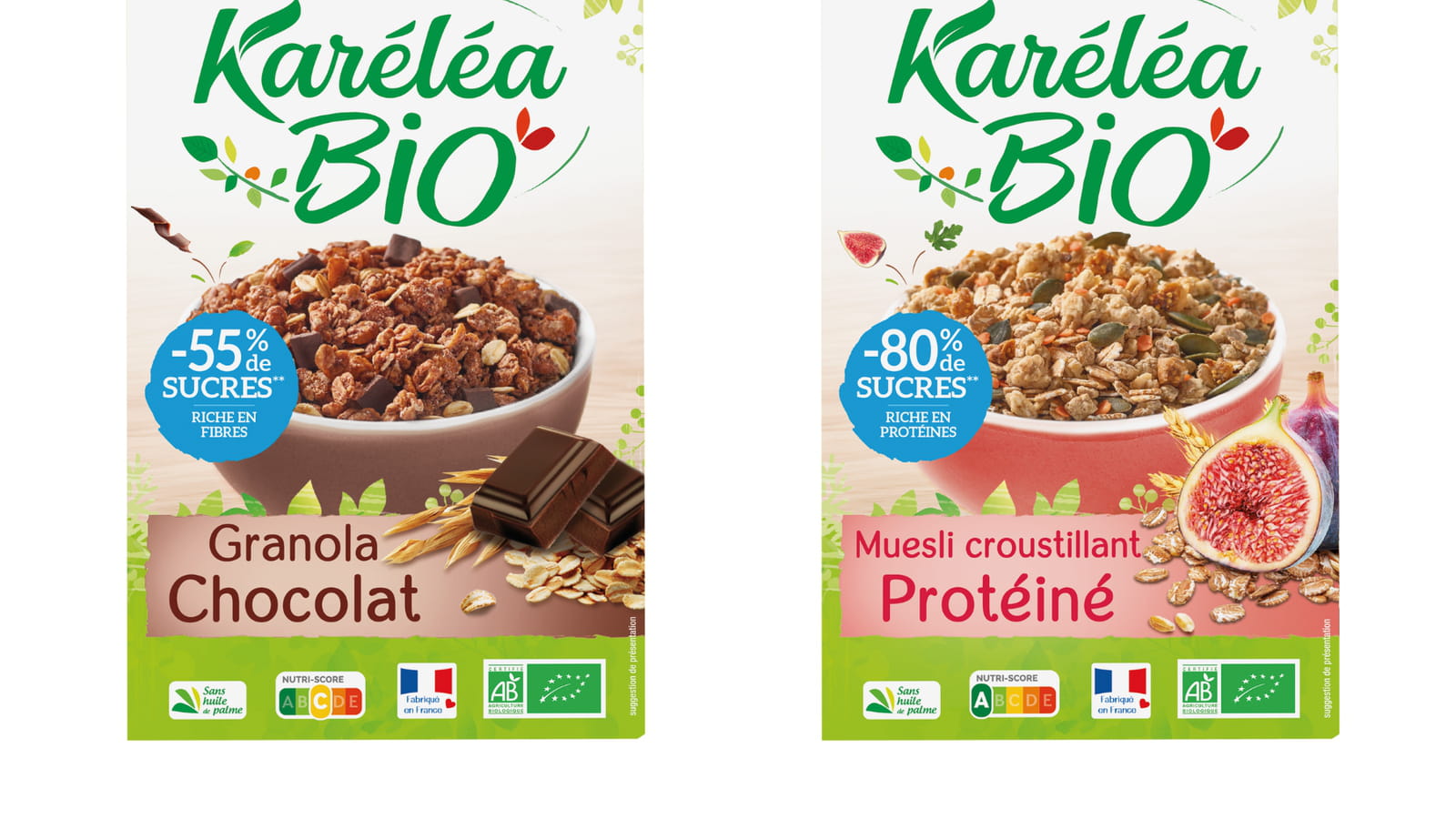 Les petits déjeuners bio peu sucrés de Karéléa