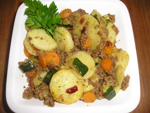Curry de boeuf aux carottes