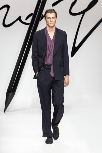 Look 62&nbsp;du d&eacute;fil&eacute; Giorgio Armani
