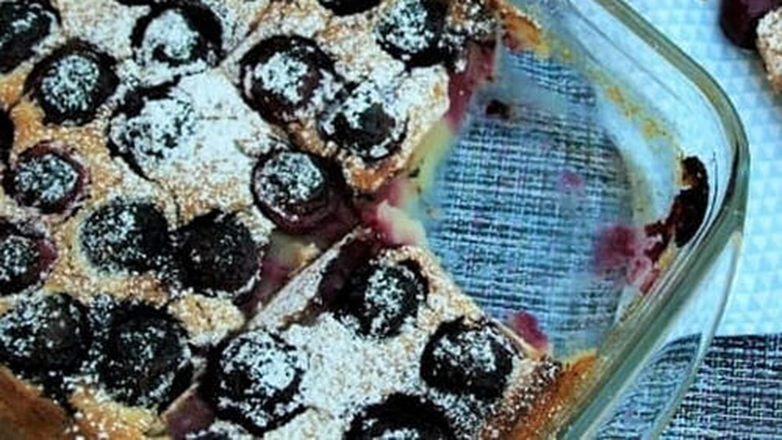 Clafoutis aux cerises Bio, sans oeufs, gluten et lait