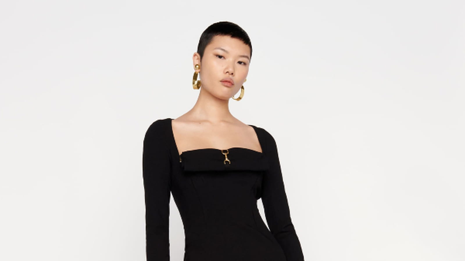 Robe noire Jacquemus