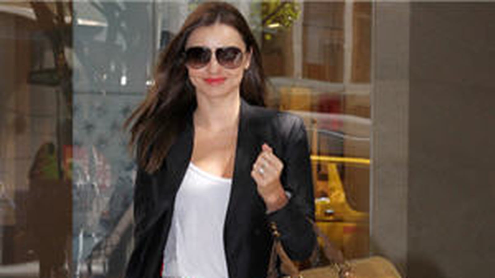 Le pantalon imprimé de Miranda Kerr