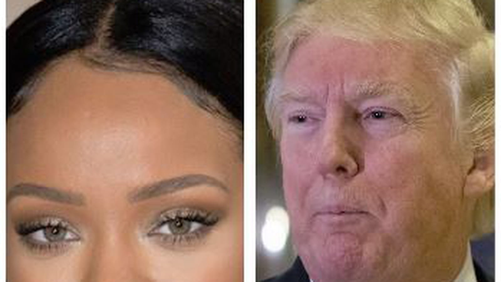 Rihanna et Donald Trump